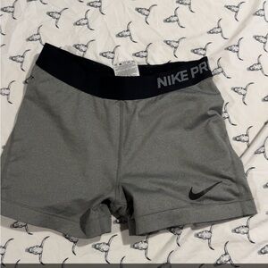 Nike Pro Gray Shorts